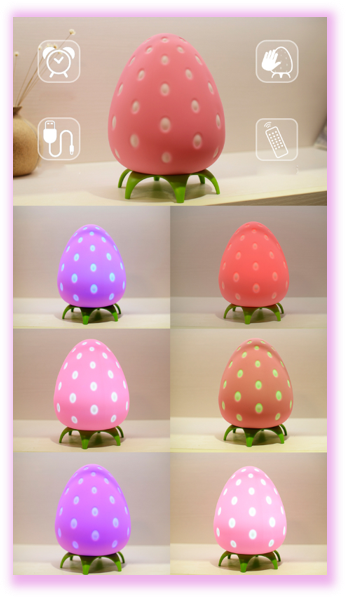 The most beautiful strawberry lamp