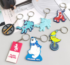custom rubber keychain