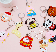 custom rubber keychain