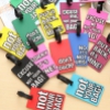 pvc luggage tag