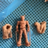Red wax sample 2 - Digital Light Processing 3D printing 