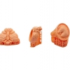 Red wax sample 4 - Digital Light Processing 3D printing 